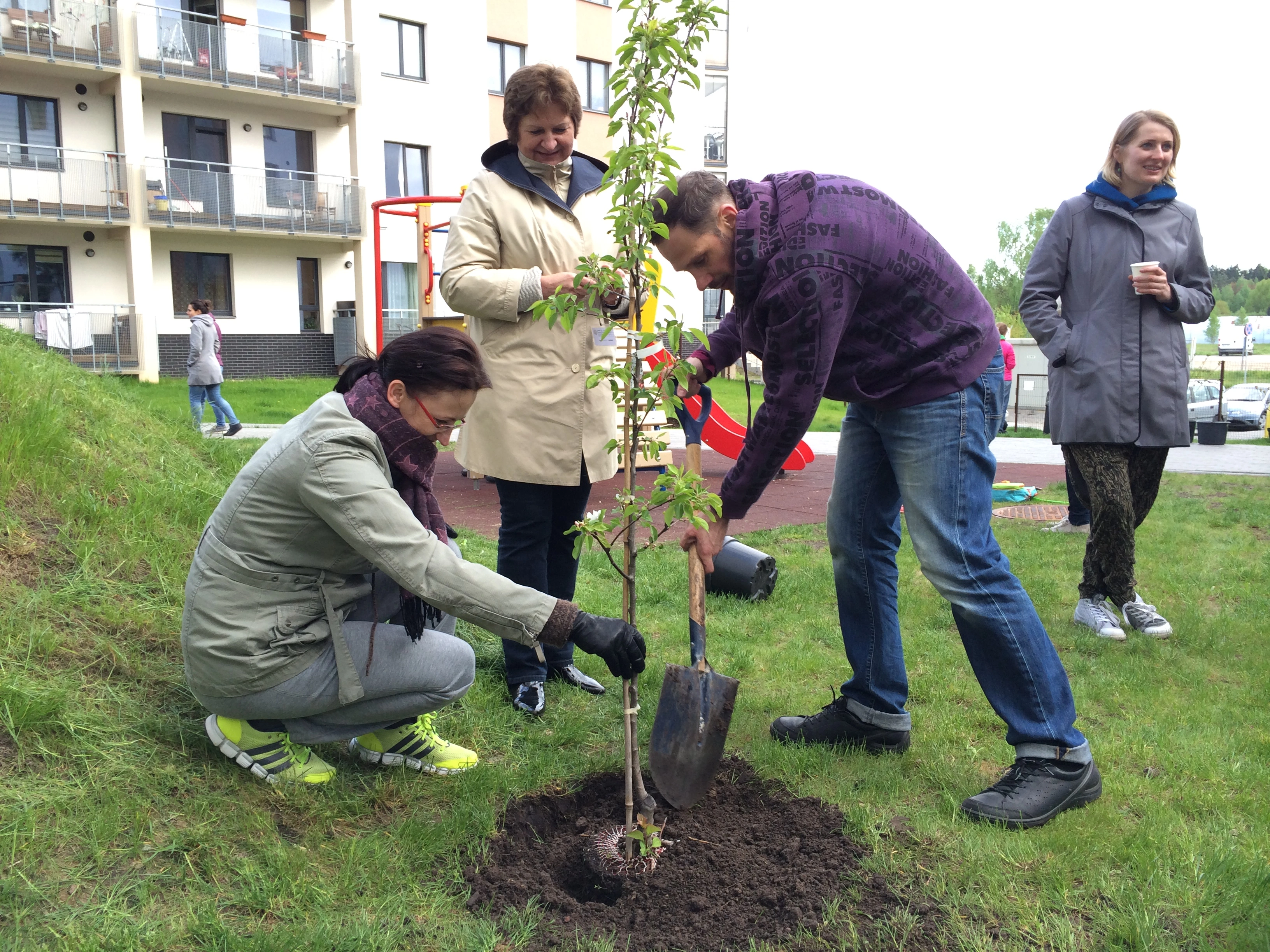 Residents and Hanner employees decorated the living environment